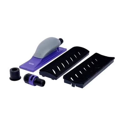3M Hookit Purple+ böjd adaptersats multihål, 70 mm x 198 mm