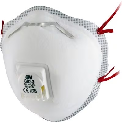 3M filtrerande halvmask, FFP3, med ventil