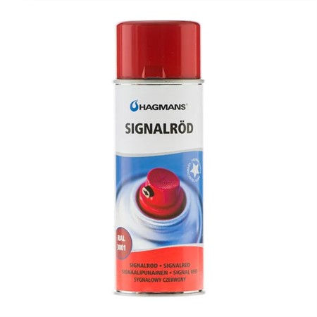 Hagmans Sprayfärg Signalröd RAL 3001 400ml