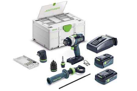 Festool Skruvdragare & slagborr QUADRIVE TPC 18/4 5,0/4,0 I-Set