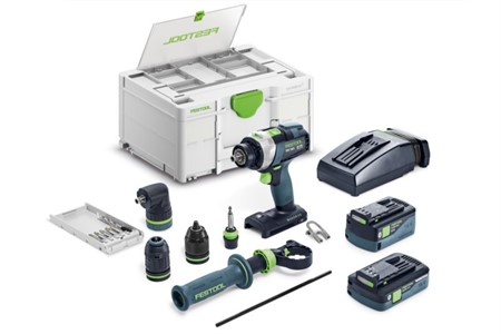 Festool Skruvdragare & slagborr QUADRIVE TPC 18/4 5,0/4,0 I-Set/XL