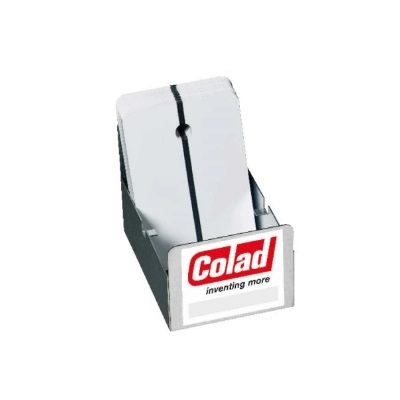 COLAD Bibliotek för testkort + 250 Testkort (Vit)