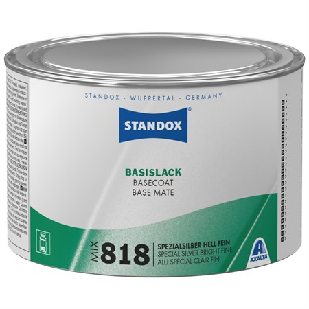 Standox Basecoat Mix 818 Specialsilver Bright Fine 0,5L