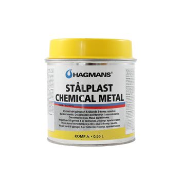 Hagmans Stålplast Spackel Chemical Metal 0,18L